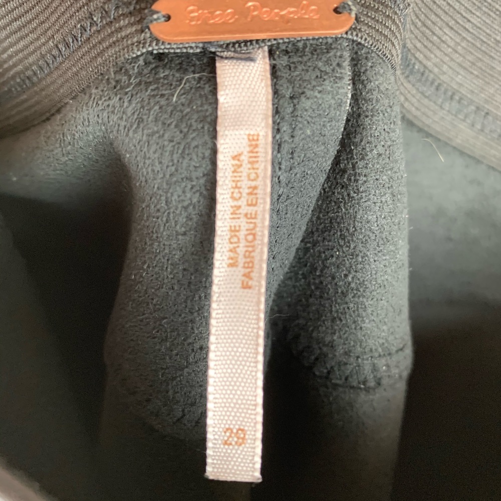 Free People Moto Black Vegan Leather Leggings - Picture 14 of 15